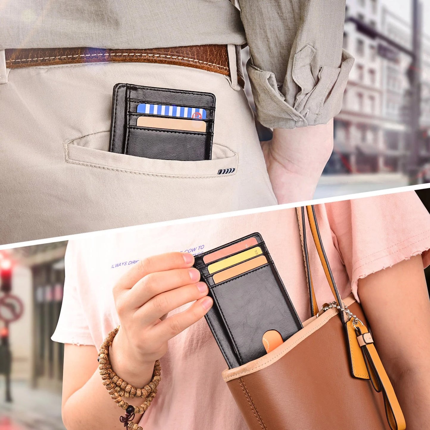 Tarjetero Slim RFID